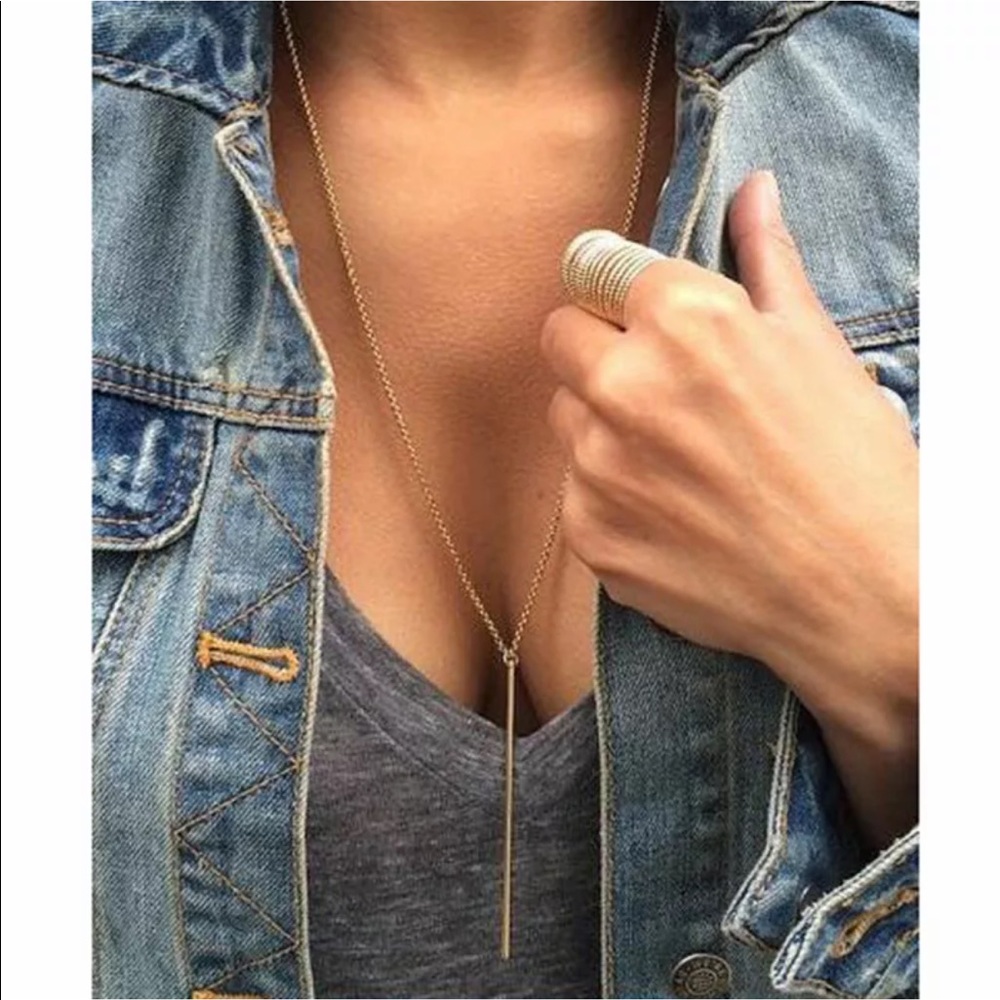 🌻 3 for $20 🌻  Gold Bar Minimalist Necklace